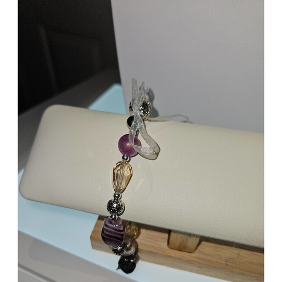 Alexa's Angels Energy Charm Bracelet with Real Lockable Heart Trinket Box Charm - Picture 4 of 4